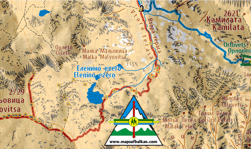 Mountain Maps - Wanderkarten Osteuropa: Albanien, Bulgarien, Rumänien