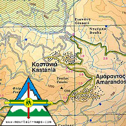 Pindos Mts Map