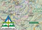 Hiking & walking map Strandszha (Strandja) Mountain & Nature Park  Bulgaria  1:100.000