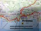 MN 5 Hiking map of the Montenegrian coast 1:110 000