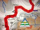 04 Hiking & Trekking map of Mavrovo National Park - Korab Mountain - 1:55.000