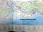 MN 5 Hiking map of the Montenegrian coast 1:110 000