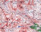 730-2 Topografica hartă Macedonia 1:50 000 Muntii Sar Plani