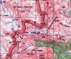 730 Topografica hartă Macedonia 1:100 000 Muntii Korab