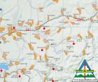 Tourist Bike Map - Timisoara \"Iron Gate\" Romanian-Serbian Danube Area