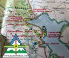 10 Vlasina Lake Hiking map 1:30 000 Serbia