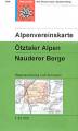 30/4 Ötztal Otztal Alps: Nauder Mountains Trekking map