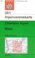 35/1 Zillertal Alps, West Mountains Planinarske mape