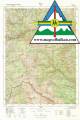 Hiking & Tekking map Kosovo - Đeravica Gjeravica Deravica Peak - Prokletije Mountain 1: 50 000