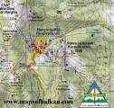 Hiking map of Harghita Mountains Romania 1: 60 000