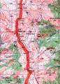 730-3 Topografica hartă Macedonia 1:50 000 Muntii Korab