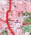 730-3 Topografica hartă Macedonia 1:50 000 Muntii Korab