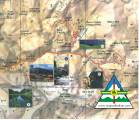 Kosovo Hiking & Travel map 1:100 000 with the Albanian Alps