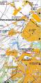 Hiking & Trekking map Lyulin / Ljulin Mountain  Sofia - 1: 50 0