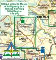 Hiking map Salaj Region and Meses Mountains 1:75 000