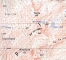 680-4-3  Topografica hartă Macedonia  Muntii Sar Planina