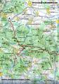 Hiking & Trekking map Sredna Gora Mountain  Bulgaria  1: 150 0