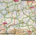 Z Romania Motorcycle map - Roadmap - Travel map - 1: 600 000