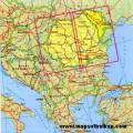 Romania Roadmap - Travel map -  1: 600 000