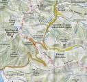 Trekking map Ciucului Mountains and the Ghimes 1: 60 000