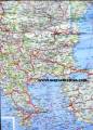Evropa Autokarta - Travel map - with Index - 1: 4 000 000