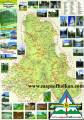 Hiking map of Harghita County Mountains Romania 1:200 000Hiking