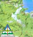 MN 4 Carte de randonne Lac de Skadar Park national 1: 55 0000