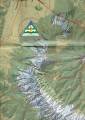Z01 Hiking map of Piatra Craiului Mountain 1:22 000