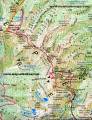 Trekking map Pirin Mountain - Bulgaria - 1: 55 000