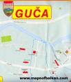 Z01 Stadtplan Guca + Autokarte Serbien
