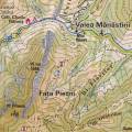 Trekking map Central Trascău (Trascau) Mountains - 1: 45 00