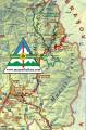 Wanderkarte Arges Kreis ( Gebirgen: Leaotam Iezer, Fagarash, Piatra Craiului) 1:210.000