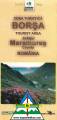 Hiking / Tourist map of the tourist area Borsa (in Maramures Mountains) 1:65.000