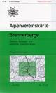 31/3 Brenner Mountains Trekking map