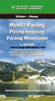 Trekking map Parng (Parang) Mountains - 1: 50 000