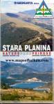 10 Carte de randonne Stara Planina Serbia 1: 50 000