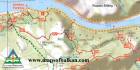 " Iron Gate " Hiking map Serbia - Romania