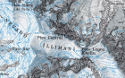 0/8 Cordillera Real, North, Illampu,Bolivia planinarska karta