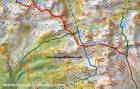 Turisticka planinarska karta Pirin Mountain - Bulgaria - 1: 50 0