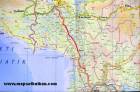 Discovering Albania by Bike - Mountainbike map -  1:225.000