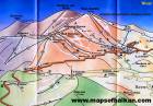 Trekking map Kopaonik Mountains