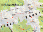 01 Hiking guide + map of Fagaras Mountains , Romania